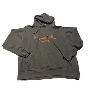 U.S Apparel New York Sky Line Black/Orange Knicks Hoodie Size M